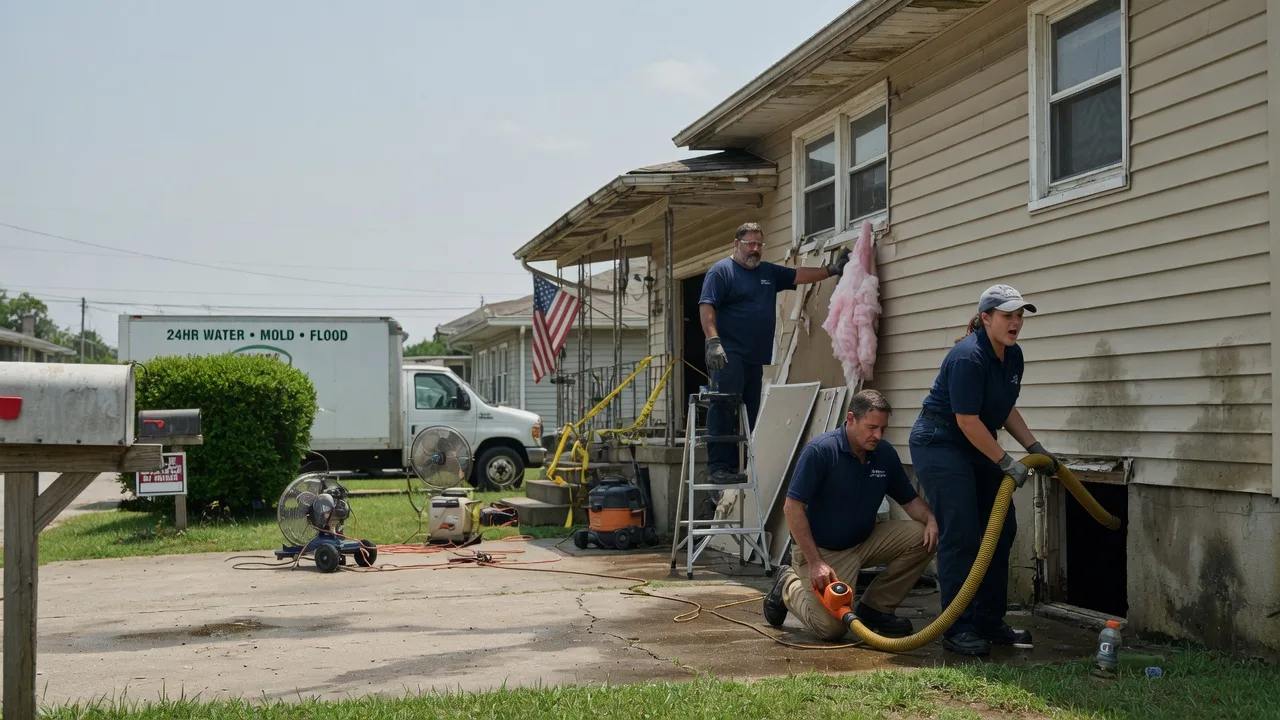 Water Damage Repair in Rocky Mount, NC near me